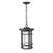 Z-Lite Jordan 1 Light Outdoor Chain Mount Ceiling Fixture, Oil Rubbed Bronze And Clear Seedy 570CHB-ORB - alternate 5